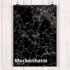 Mr. & Mrs. Panda Bild Meckenheim DIN A2 - Geschenk, drucke, Produktbild-Vorschau 2