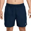 A man wearing navy blue Nike swim shorts. Podgląd zdjęcia produktu