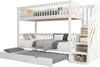 Letto a castello Sweiko con letto estraibile, lettino con Anteprima dell’immagine prodotto 13