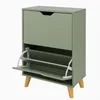 Emma - Platzsparender Schuhschrank mit 2 Türen 55x82x25 cm Produktbild-Vorschau 3