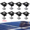 8 Stück Solarmodul Halterung Mittelklemmen 30mm Schwarz - Produktbild-Vorschau 1