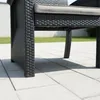 Relaxdays Gartenmöbel Set, 4-teilige Rattan Sitzgruppe, 5 Produktbild-Vorschau 7