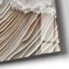 DEQORI Glasuhr 60x30 cm Zahlen 'Sandwellenzauber' Wanduhr Produktbild-Vorschau 5