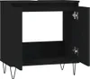 vidaXL Koupelnová skříňka černá 58x33x60 cm Dřevěný Náhled obrázku produktu 3