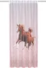 A curtain with a horse and foal print. Produktbild-Vorschau