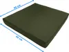 A green cushion with dimensions indicated. Náhled obrázku produktu