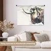 MuchoWow® Wandteppich Wandbehang Schottisches Hochlandrind Produktbild-Vorschau 2