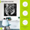 ARTland Poster Tiger Größe: 30x30 cm Produktbild-Vorschau 3