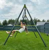Huśtawka podwójna ze stelażem Deluxe – Metalowa huśtawka Podgląd zdjęcia produktu 5
