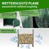 TTL GARDEN Kaminholzregal S 100x36x116cm Schwarz mit Produktbild-Vorschau 5