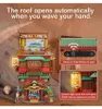 Puzzle 3D, Minicasa DIY Onsen Saga, Tonecheer, 383 pezzi Anteprima dell’immagine prodotto 5