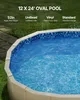 Liner per piscina ovale VEVOR, 732 x 366 x 120 cm, liner Anteprima dell’immagine prodotto 2