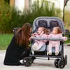 Kočík pre dvojčatá Lorelli TWIN + Nánožník + Taška na kočík Náhľad obrázku produktu 13