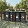 Flieks kontajnerový box 2 ks, kontajnerový box so strechou Náhľad obrázku produktu 3