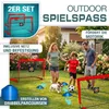 Set di 2 porte da calcio KESSER® | Fantastico regalo per Anteprima dell’immagine prodotto 2