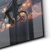 DEQORI Glasbild Echtglas 50x50 cm 'Magische Radtour' Produktbild-Vorschau 5