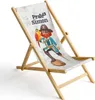 Kinder Holz-Liegestuhl Personalisierbar Klappbar Produktbild-Vorschau 1