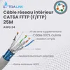 Extralink câble réseau CAT6A F/FTP 25 m cuivre 10 Gb/s Voir les images du produit 3