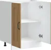 vidaXL Spülenunterschrank Kalmar Artisan-Eiche 60x46x81,5 Produktbild-Vorschau 5