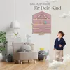 A child's room with a wall shelf, chair, and toys. Náhled obrázku produktu