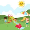 Paradiso Toys Slijbaan Summer XL Junior 180 cm Grünrot Produktbild-Vorschau 6