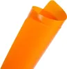 A close-up shot of orange flexible cutting mats rolled up. Voir les images du produit
