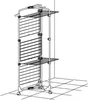 Gimi Modular 4, Wäscheständer, Stahl, Blau, Weiß, 40 m, 25 Produktbild-Vorschau 18