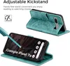 Google Pixel 7A Lederhülle Wallet Case Schutzhülle Grün Produktbild-Vorschau 3