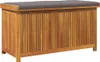 vidaXL Coffre à coussins d'extérieur 113x50x60,5 cm bois Voir les images du produit 2