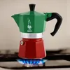 Bialetti 0005322, Moka kanvica, 0,13 L, Zelená, Červená, Náhľad obrázku produktu 2