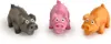 Beeztees Piglets - Hundespielzeug - Latex - Farblich Produktbild-Vorschau 1