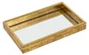 IvoQ Vassoio Oro con Fondo a Specchio – 45 x 30 cm – Piatto Anteprima dell’immagine prodotto 1