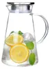 2.0 Liter 70 Unzen Glas Krug karaffe mit Deckel Eistee Krug Produktbild-Vorschau 6