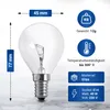 Kugellampe E14 40W 45mmØ 77mm 230V bis 300°C Lampe für Produktbild-Vorschau 4