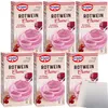 Dr. Oetker Rotwein Creme 6er Pack (6x203g Packung) + usy Produktbild-Vorschau 1