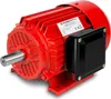 A red electric motor is shown in a studio setting against a white background. Produktbild-Vorschau