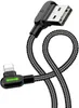 Rychlonabíjecí kabel USB Lightning LED, 0,5 m (černý) Náhled obrázku produktu 3