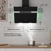 Klarstein Alina Hotte Aspirante - Hotte Décorative 60 cm, Voir les images du produit 2