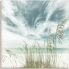 ARTland Leinwandbild Alleine am Strand | Vintage Größe: Produktbild-Vorschau 1