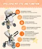 Bayer Chic 2000 Kombi-Puppenwagen Mika | 2in1 Buggy & Produktbild-Vorschau 6