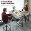 HOMCOM Bartisch Set Bartisch mit Barhocker-Set Esstisch mit Produktbild-Vorschau 4