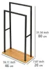 WENKO Stand Handtuch Ständer Badetuch Halter Freistehend Produktbild-Vorschau 4