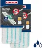 Product packaging for Leifheit Profi XL Micro Duo mop covers, showing the mop head and two replacement covers. Produktbild-Vorschau