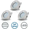 B.K.Licht Lot de 6 Spots encastrables LED ultraplats 75x30 Voir les images du produit 11