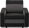 Loungesessel für das Wohnzimmer Orion, Schwarz + Weiß Produktbild-Vorschau 2