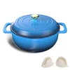 FCH Gusseisen Topf 26cm - 6QT-5.5L Emaille Bräter mit Produktbild-Vorschau 1