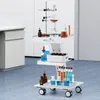 Wózek laboratoryjny, 3-warstwowy wózek laboratoryjny na Podgląd zdjęcia produktu 8