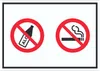 Schild Alkohol Rauchen verboten Symbol A0 (841x1189mm) Produktbild-Vorschau 1