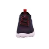 A front view of a blue and red Geox Spherica men's sneaker against a white background. Produktbild-Vorschau