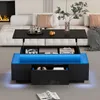 MODFU Höhenverstellbarer Couchtisch mit Verstecktem Produktbild-Vorschau 2